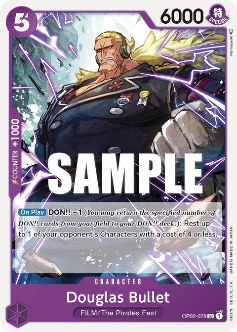 Douglas Bullet - One Piece Card Game card