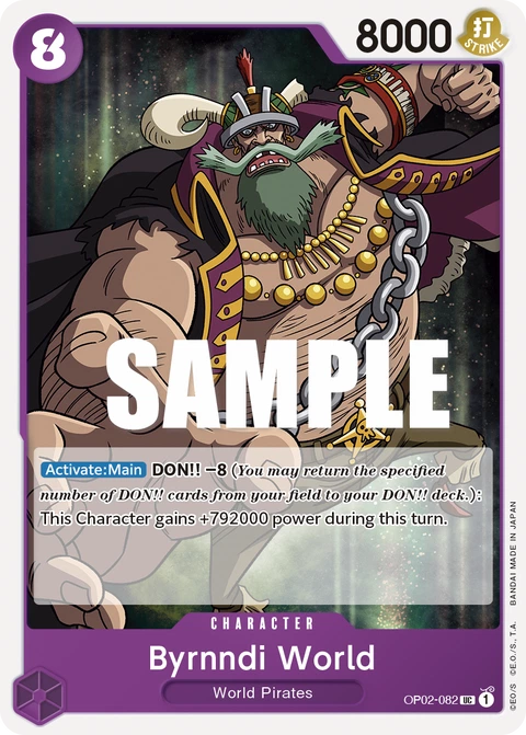 Byrnndi World - One Piece Card Game card