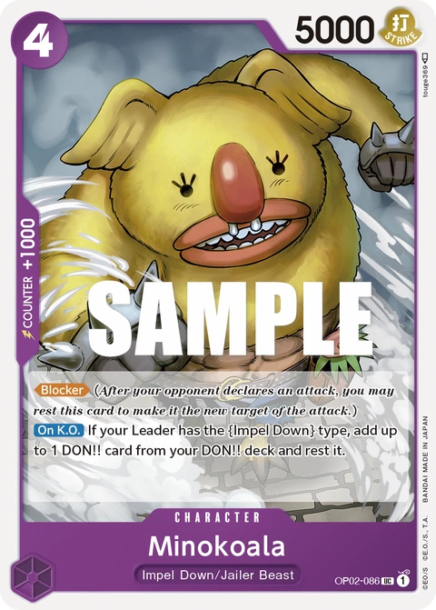 Minokoala - One Piece Card Game card