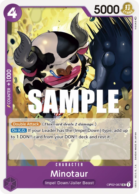 Minotaur - One Piece Card Game card