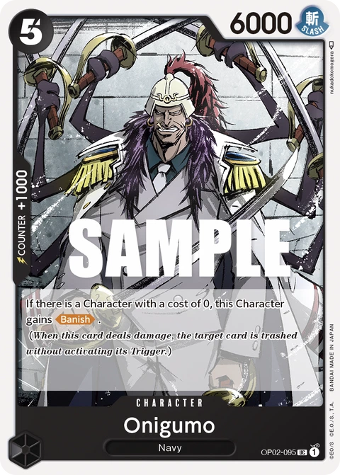 Onigumo - One Piece Card Game card