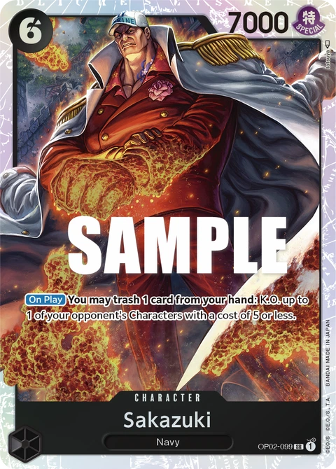 Sakazuki - One Piece Card Game card
