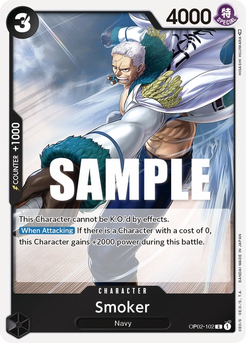 Smoker - One Piece Card Game card