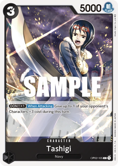 Tashigi - One Piece Card Game card