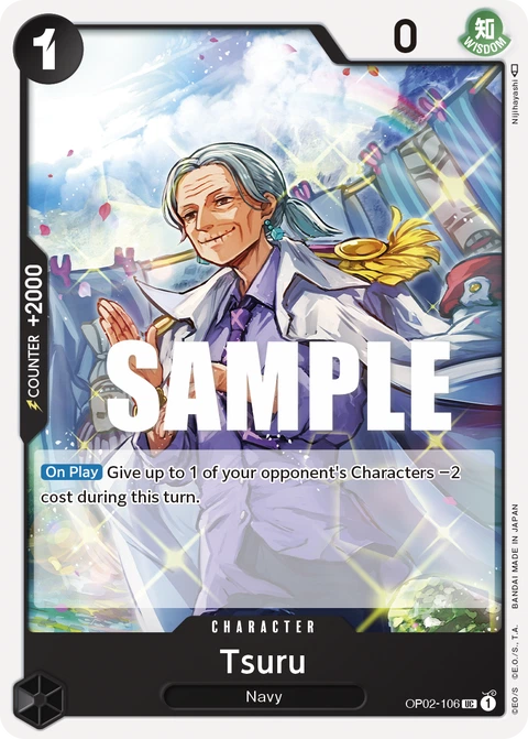 Tsuru - One Piece Card Game card