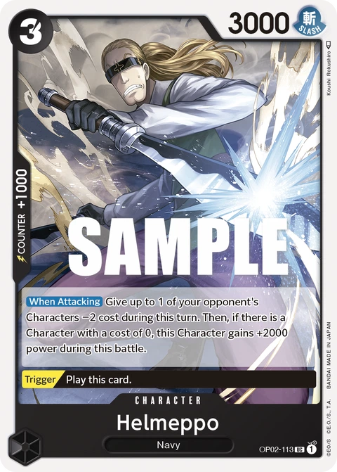 Helmeppo - One Piece Card Game card