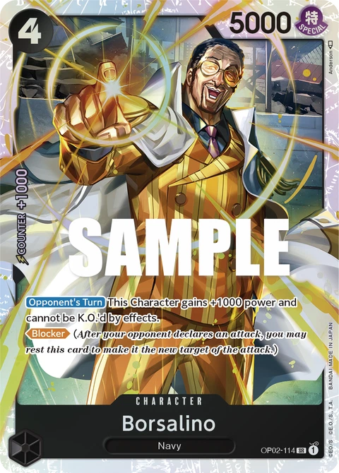 Borsalino - One Piece Card Game card