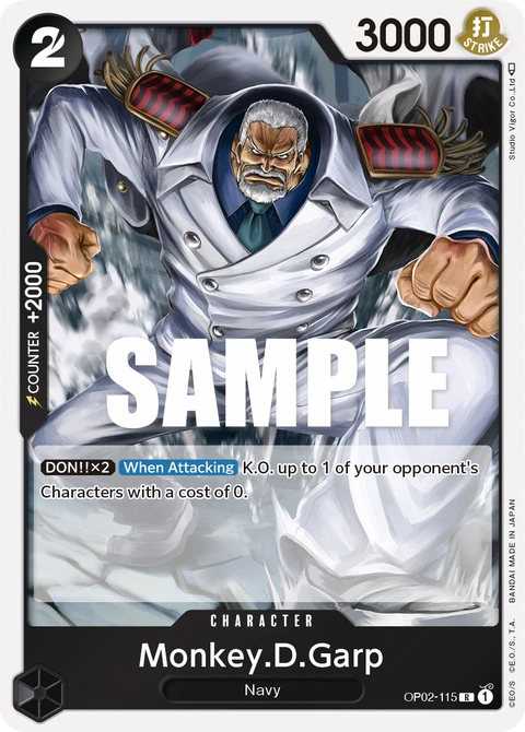 Monkey.D.Garp - One Piece Card Game card