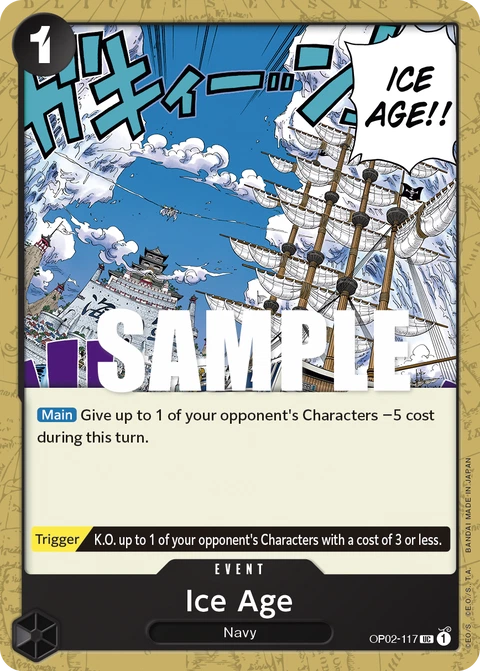 Ice Age - One Piece Card Game card