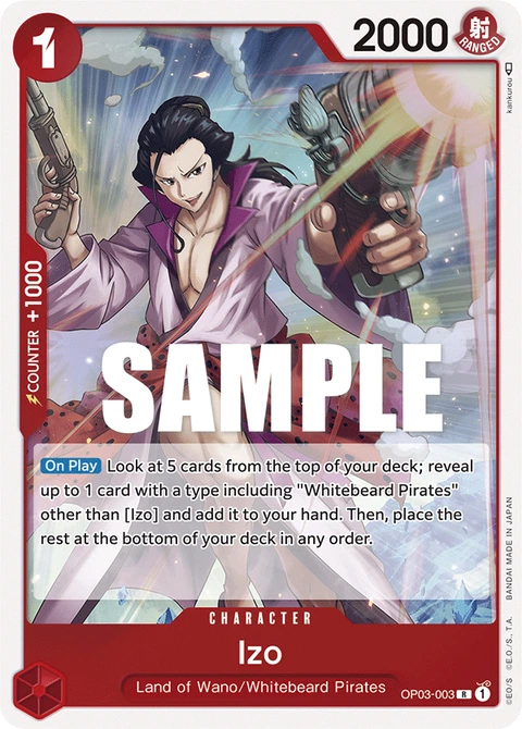 Izo - One Piece Card Game card
