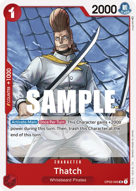 Thatch - One Piece Card Game card