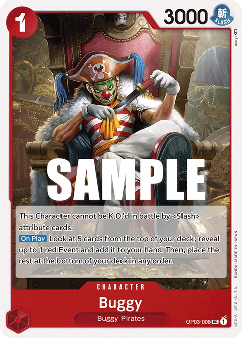 Buggy - One Piece Card Game card