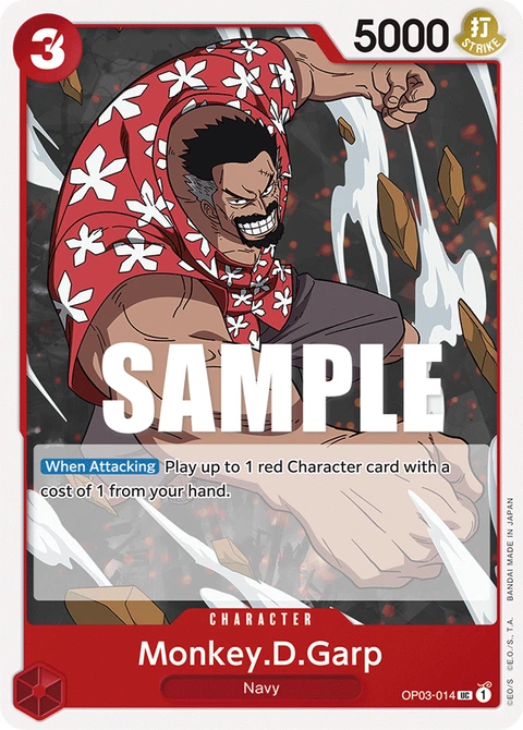 Monkey.D.Garp - One Piece Card Game card