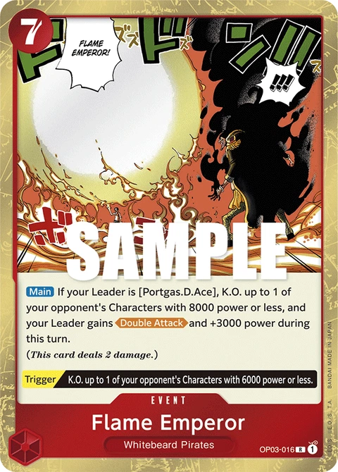 Flame Emperor - One Piece Card Game card
