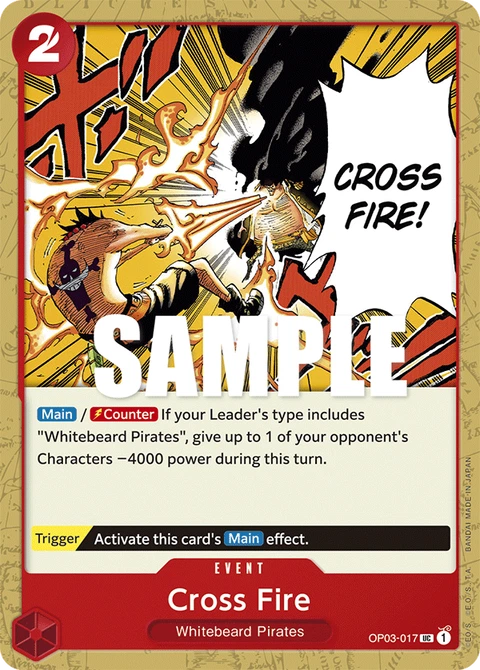 Cross Fire - One Piece Card Game card