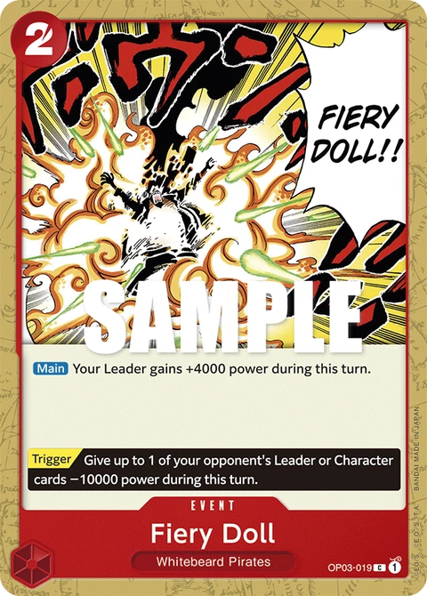 Fiery Doll - One Piece Card Game card