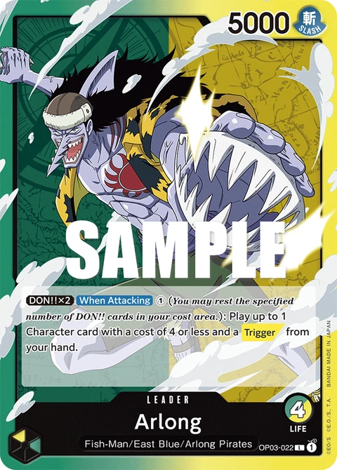 Arlong - One Piece Card Game card