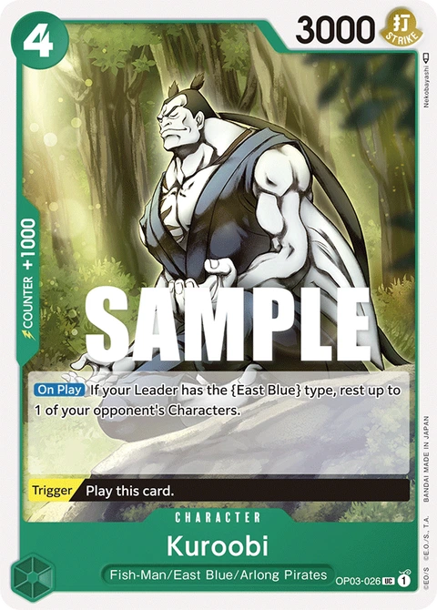 Kuroobi - One Piece Card Game card