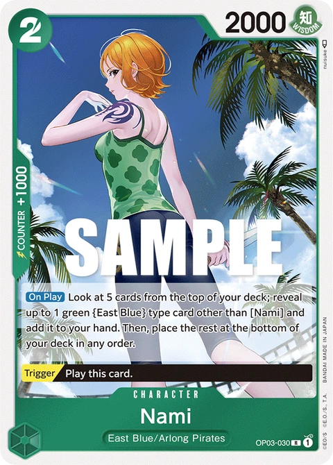 Nami - One Piece Card Game card