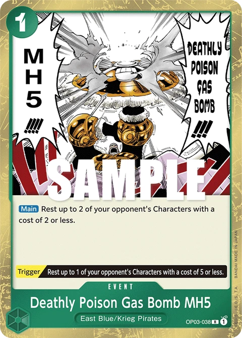 Deathly Poison Gas Bomb MH5 - One Piece Card Game card