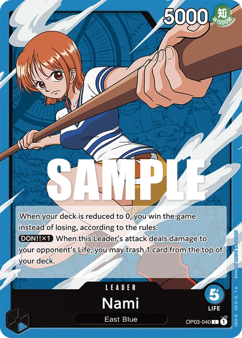 Nami - One Piece Card Game card