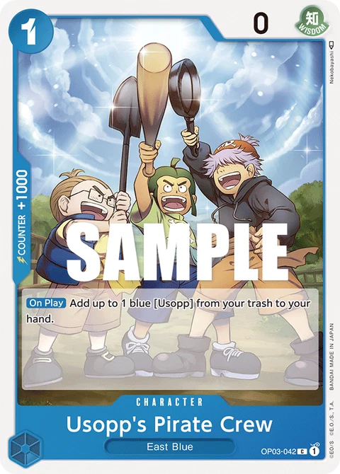 Usopp's Pirate Crew - One Piece Card Game card