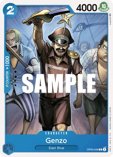 Genzo - One Piece Card Game card