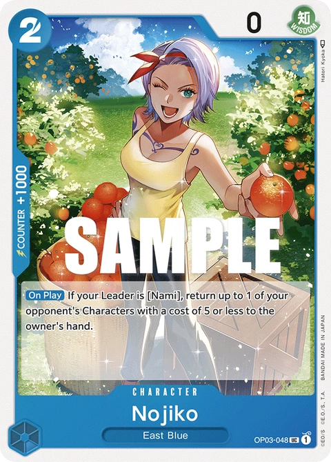 Nojiko - One Piece Card Game card