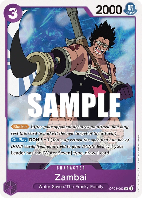 Zambai - One Piece Card Game card