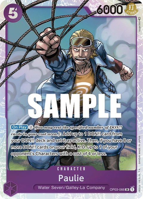 Paulie - One Piece Card Game card