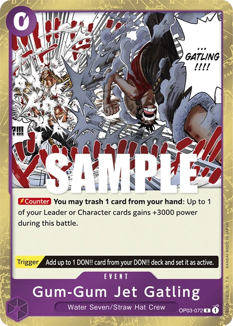 Gum-Gum Jet Gatling - One Piece Card Game card