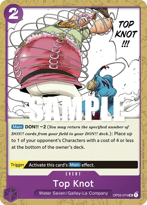 Top Knot - One Piece Card Game card