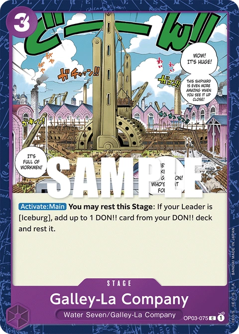 Galley-La Company - One Piece Card Game card