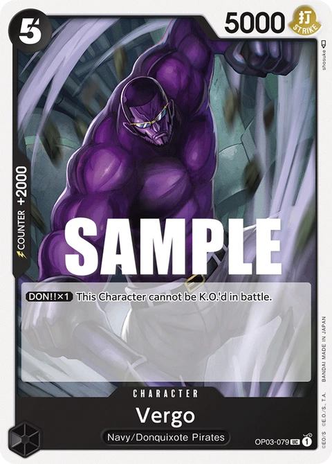 Vergo - One Piece Card Game card