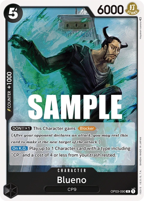 Blueno - One Piece Card Game card