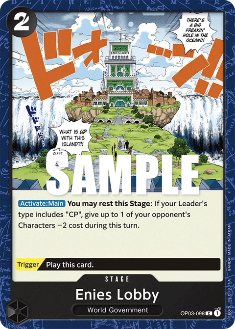 Enies Lobby - One Piece Card Game card