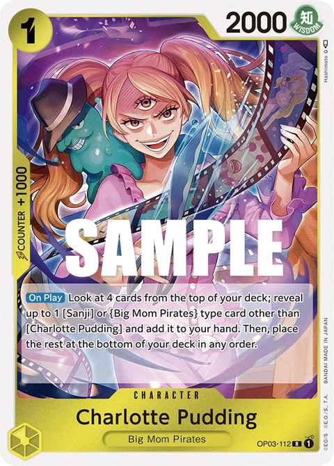 Charlotte Pudding - One Piece Card Game card