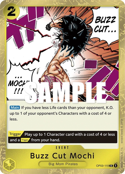Buzz Cut Mochi - One Piece Card Game card