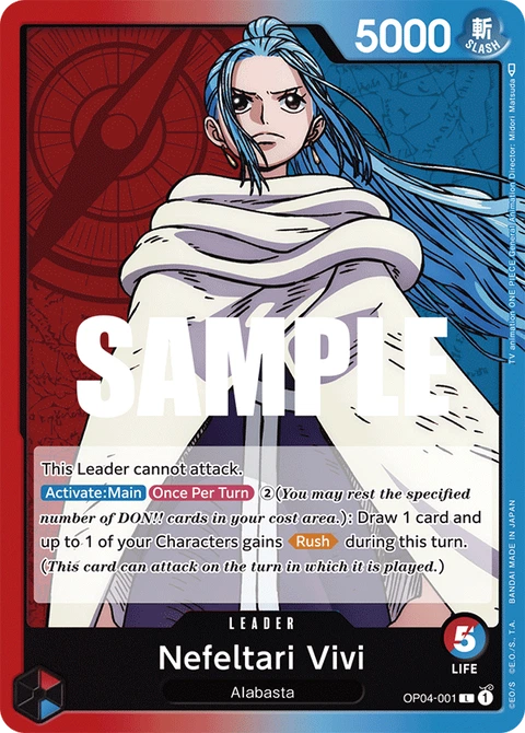 Nefeltari Vivi - One Piece Card Game card