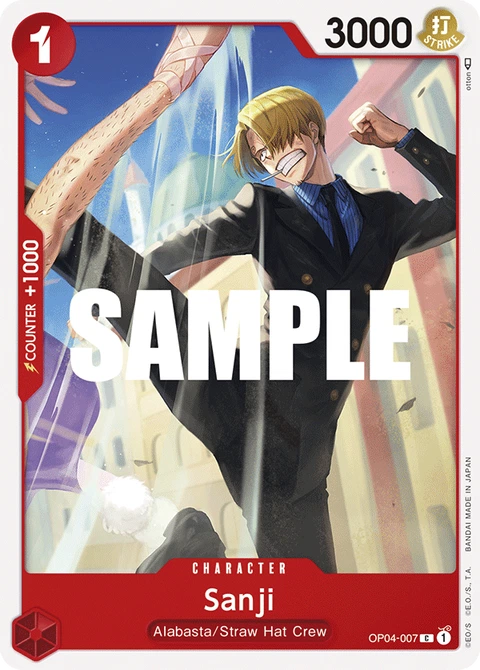 Sanji - One Piece Card Game card