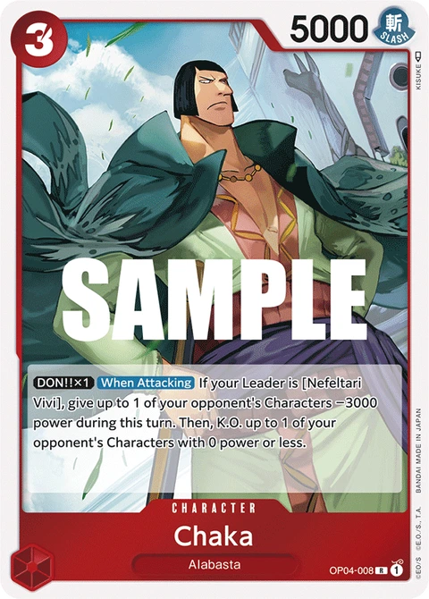 Chaka - One Piece Card Game card
