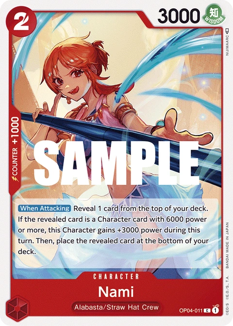 Nami - One Piece Card Game card
