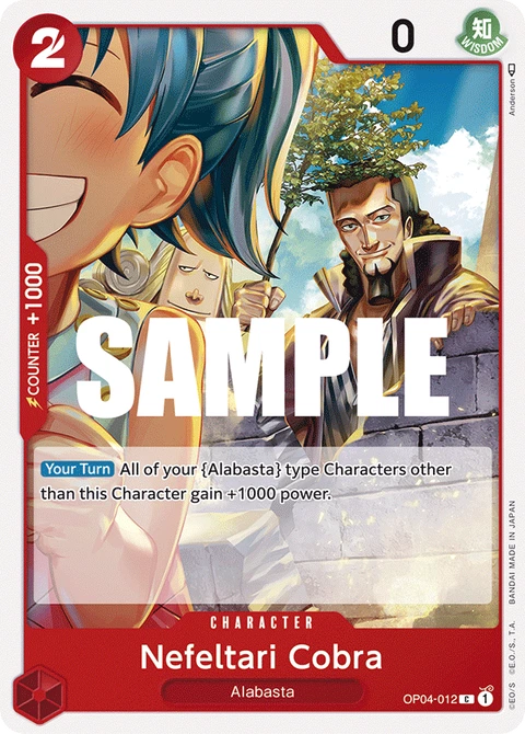 Nefeltari Cobra - One Piece Card Game card