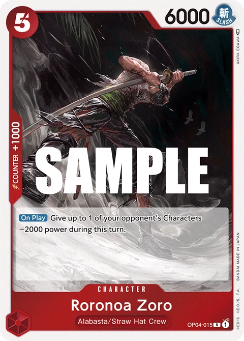 Roronoa Zoro - One Piece Card Game card