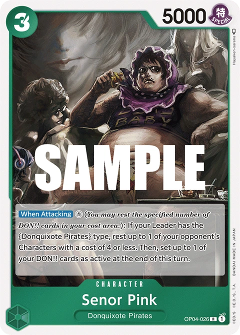 Senor Pink - One Piece Card Game card