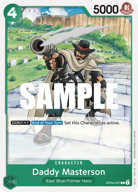 Daddy Masterson - One Piece Card Game card