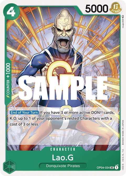Lao.G - One Piece Card Game card