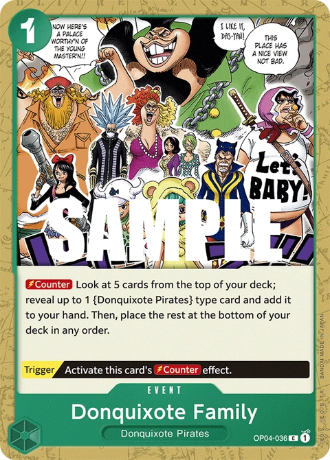 Donquixote Family - One Piece Card Game card