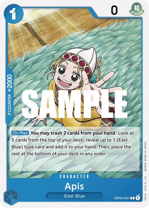 Apis - One Piece Card Game card
