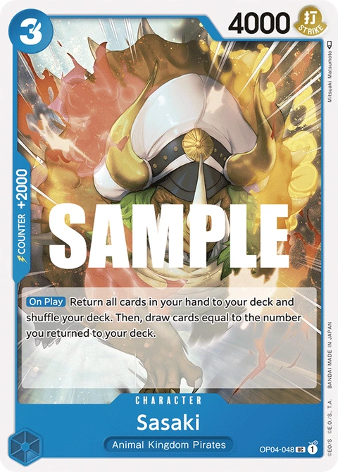 Sasaki - One Piece Card Game card